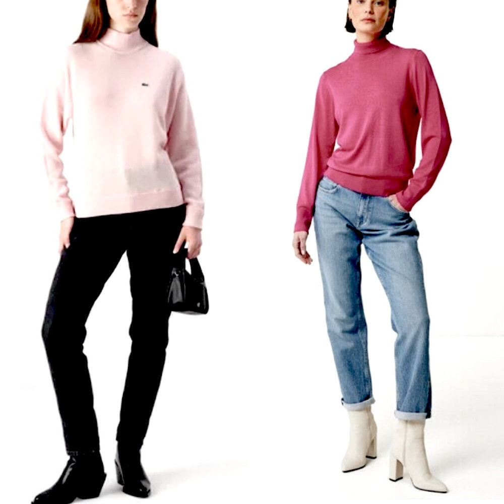 J.Crew Neck Lavish  💯%Cashmere Turtleneck Sweaters Size M |L